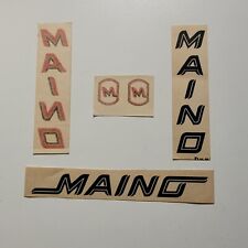 SERIE DECALCO PER BICI MAINO NERO/ROSSO DI TIPO FUSTELLATO