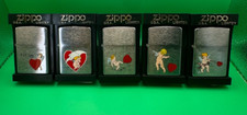 Love Collection - Cupid Heart Cherubs VERY RARE set of 5 Zippo - New