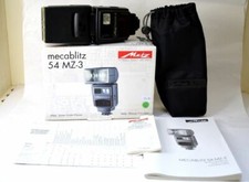 Pentax AF Metz Flash Mecablitz 54 MZ-3 Imballato Con tutta la Dotazione Italiano