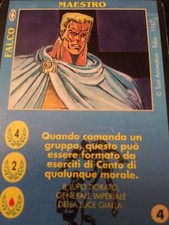 Carte Ken il Gueriero - Maestro - Falco CON MANTELLO - SERIE OCRA