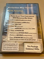 NAVTEQ 2013 Aggiornamento Mappa Navigazione Chrysler RHR Nord America DVD Nuovo e Sigillato
