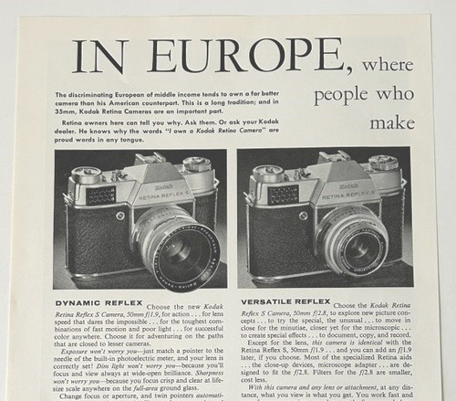 Fotocamere kodak retina reflex - retina,