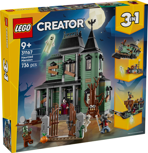 Casa dei fantasmi lego 3in1 - lego,