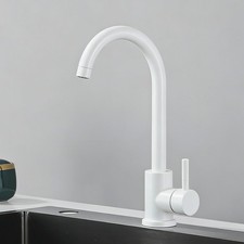 Rubinetto cucina bianco