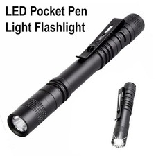 1X LED Flashlight Clip Mini