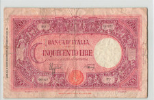 Italy 500 lire 1943 - lire, 1943,