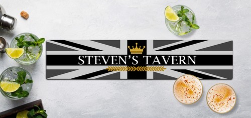 Personalised bar runner - runner, mat