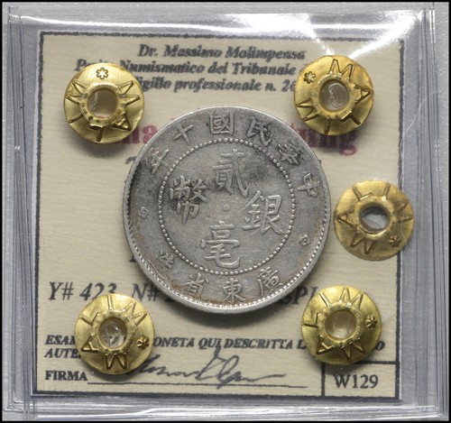 Cina centesimi 1921 argento - cina,