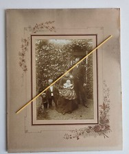 Iconica antica orig. foto ritratto familiare di fine 800