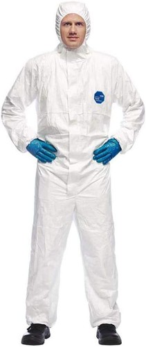 Tuta con capuccio tyvek - con,