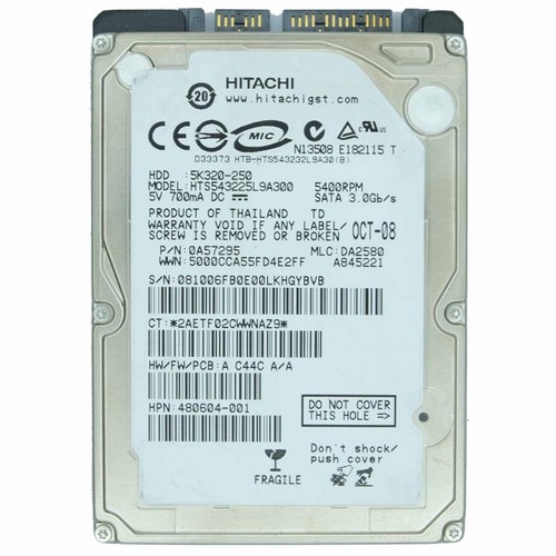 Hard disk 250gb hitachi sata - disk,
