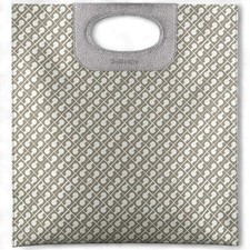 Moda Gherardini Borsa a mano Piattina Donna Tessuto Softy Argento - GH0163-ARG