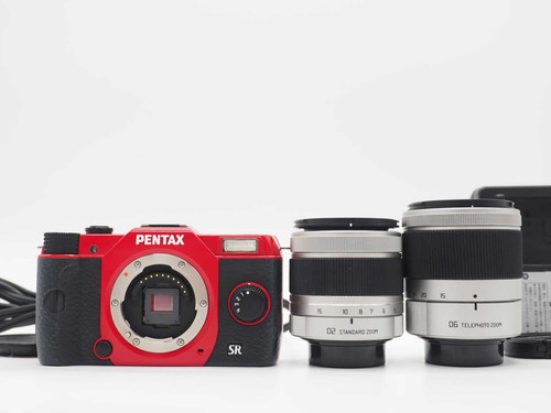 Pentax q10 red 4mp - red, digital