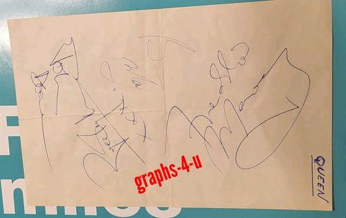 Autografo firmato queen - firmato,