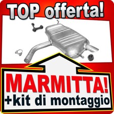 Silenziatore Posteriore per VW GOLF 5 V & PLUS 1.6 2003-2008 Marmitta