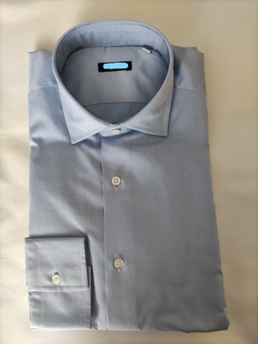 Camicia uomo classica celeste