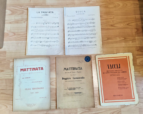 Lotto spartiti mattinata - mattinata, (