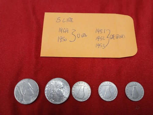 Italia lire 1949 1950 uva - lire,