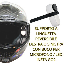 Supporto insta go2 casco - go,