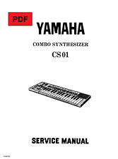Yamaha CS01 Service Manual with Electronic Schematics