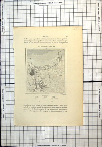 Vecchia stampa antica - , mappa