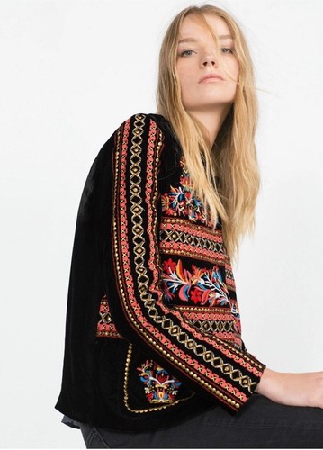 Zara giacca velluto - velluto, blazer