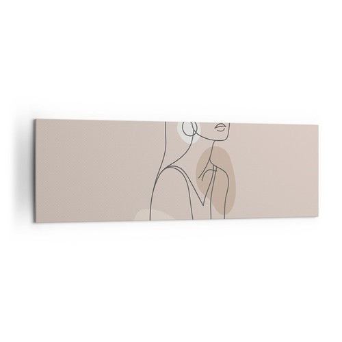 Quadro tela 160x50cm pezzo - su,