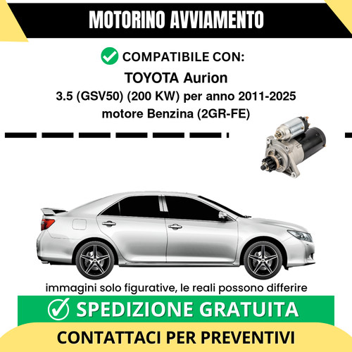 Motorino avviamento toyota - avviamento,