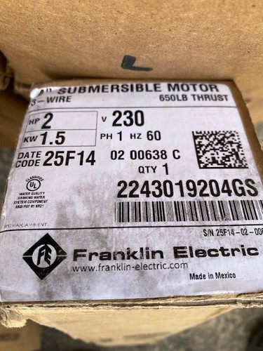 Franklin 2243019204gs motori - franklin,