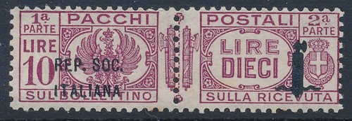 Italia 1944 rsi - italia, postali