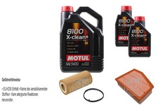 FEBI BILSTEIN Controllo Set 7L Motul 8100 X-Clean+ 5W30 Per VW Polo 6R 2.0