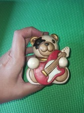 Thun Piccolo Teddy Orso Orsetto Orsacchiotto Rock 2016 Chitarra Rossa Occhi Nero