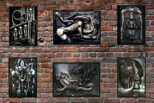 Giger opera arte unica - d'arte,
