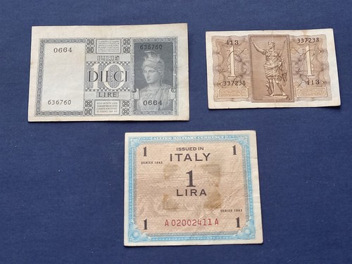 Banconote italia ww2 - ww2, 1l