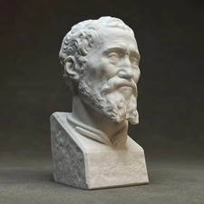 Busto scultura Michelangelo