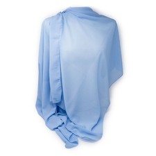 Stola donna azzurro polvere