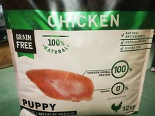 CROCCHETTE CUCCIOLI PUPPY POLLO 12KG SENZA CEREALI MONOPROTEICO BRAVERY