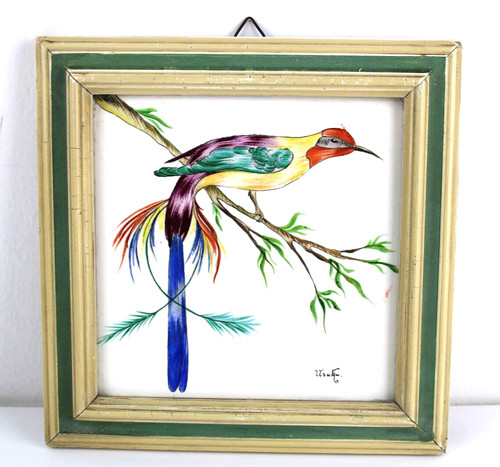 Quadretto colibrì dipinto - quadretto, a