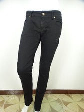 MET PANTALONE JEANS DONNA NERO TAG SIZE 31