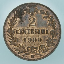 UMBERTO I° 2 CENTESIMI 1900