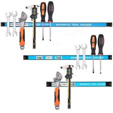 3pz Barra Magnetica Portautensili Porta Attrezzi da Lavoro Coltelli 23/37/48cm