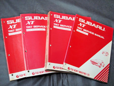 Set Completo Subaru XT 1.8 Ltr 1987 Manuali officina riparazione e assistenza