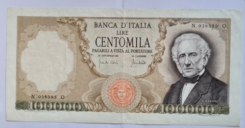 100 000 lire tipo manzoni - 100.000,