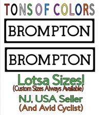 Two brompton bikes die cut - brompton,