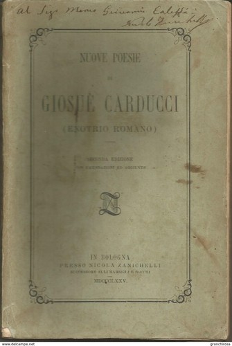 Carducci giosué nuove - carducci, giosué,
