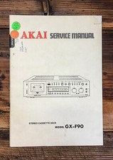 Akai GX-F90 Cassetta Manuale