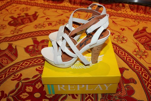 Replay pelle sandali scarpe - sandali,