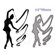 Nastro ballerina danza metallo