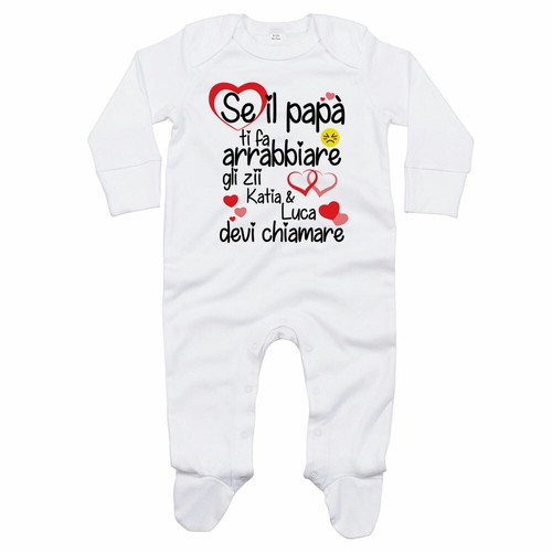 Tutina neonato personalizzata