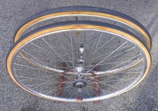 Coppia Ruote Bici Pista 28"  Tubolari Vintage - Mozzi GIPIEMME Pista